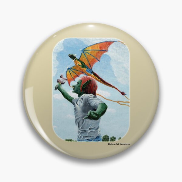 Item preview, Goblin Kite Flying Monster Fantasy Image designed and sold by HelmsArt.