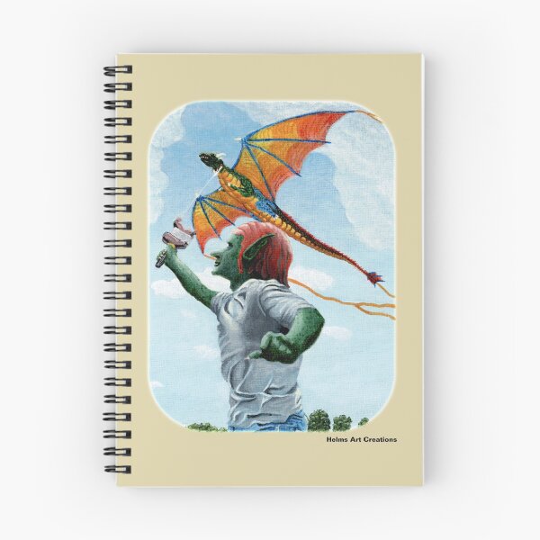 Item preview, Goblin Kite Flying Monster Fantasy Image designed and sold by HelmsArt.