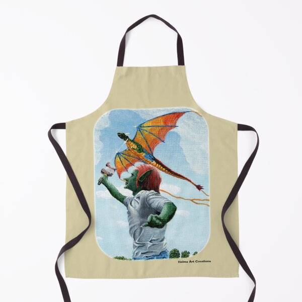 Item preview, Goblin Kite Flying Monster Fantasy Image designed and sold by HelmsArt.