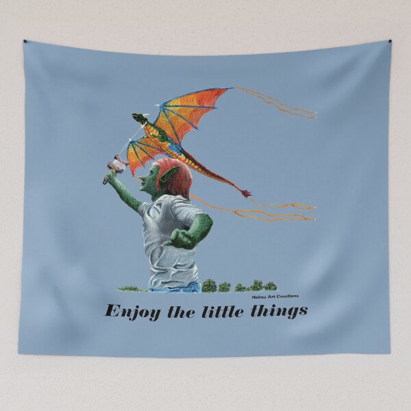 Item preview, Goblin Flying Rainbow Dragon Kite Fantasy designed and sold by HelmsArt.