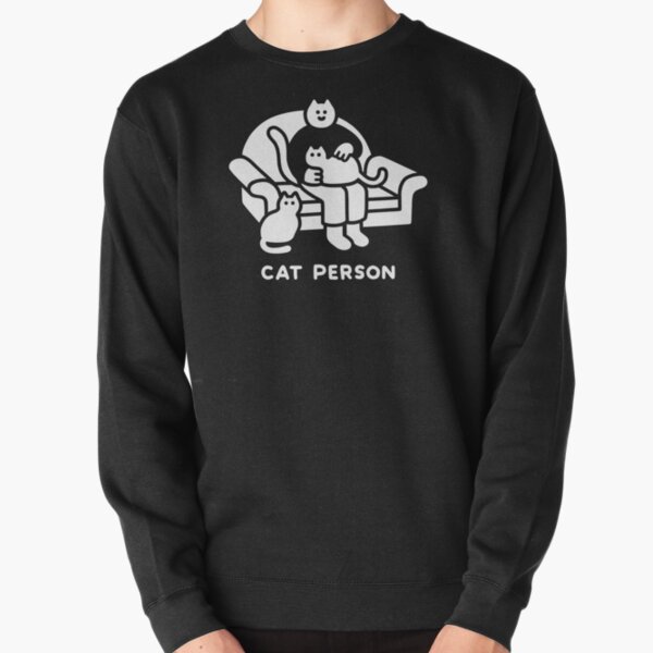 Cat Person Pullover Sweatshirt