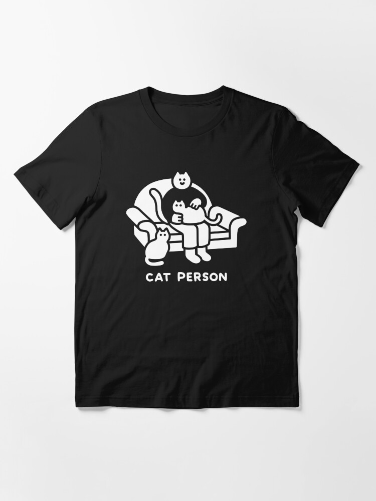 “Cat Person” Essential T-Shirt for Sale by obinsun | Redbubble