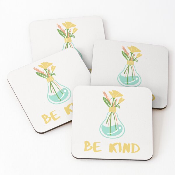 Item preview, Be Kind Flower quote designed and sold by OneTimeEngineer.