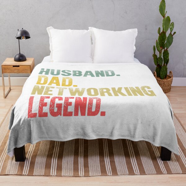 Item preview, Funny Men Vintage T Shirt Husband Dad Networking Legend Retro designed and sold by Bendthetrend.
