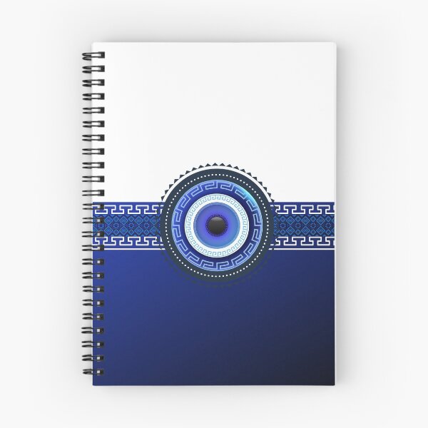 Item preview, Mati Evil Eye Greek Keys Yiorgos Collection designed and sold by Yiorgos Designs.