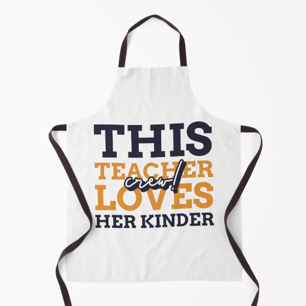 Item preview, This Teacher Los Her Kinder Crew - Cool gift for kindergarten teacher - Funny kinder teacher quote designed and sold by TamGustam.