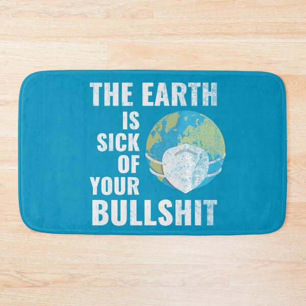 Item preview, The Earth Is Sick - Masked Planet Earth designed and sold by Zerasu.