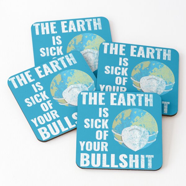 Item preview, The Earth Is Sick - Masked Planet Earth designed and sold by Zerasu.