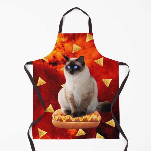 Item preview, Space Cat On Hod dog and Nachos, I Love Nachos designed and sold by Sabbaht.