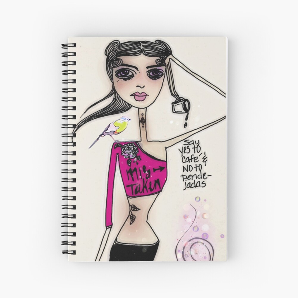 Item preview, Spiral Notebook designed and sold by lesinfin.