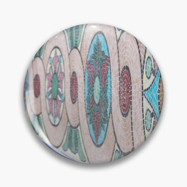 Item preview,  mosaic tiles pattern mandala pattern fish rhombus and circle designed and sold by alinalenz.