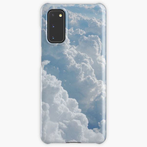White Fluffy Clouds Samsung Galaxy Snap Case