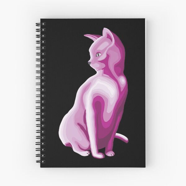 Item preview, Cat Contour Line Art - Red-Toned Purple designed and sold by yellowkats.