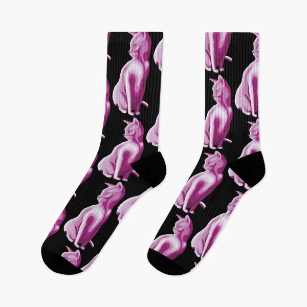 Item preview, Cat Contour Line Art - Red-Toned Purple designed and sold by yellowkats.