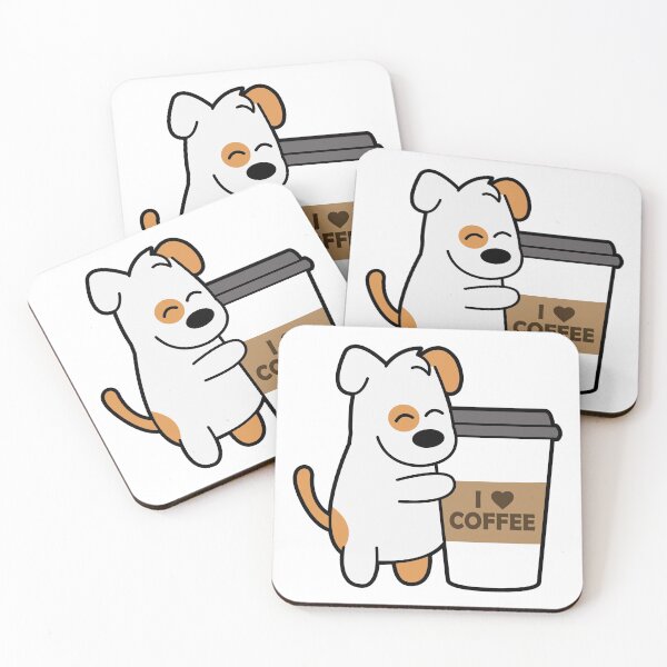 Item preview, Coffee loving dog designed and sold by nmdesigns1.