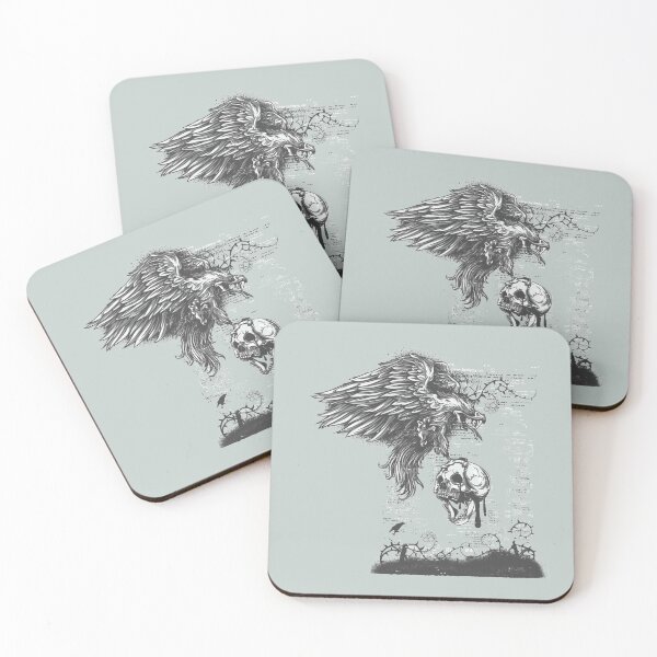 Item preview, Crow with skull - Awesome Goth Lover Gift designed and sold by Teenation9.