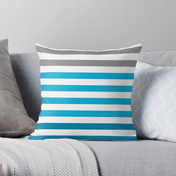 Stripes Gradient - Blue Coussin