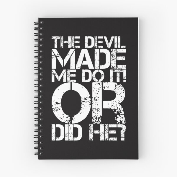 Item preview, The Devil Made Me Do It designed and sold by Tatt-Hooligans.