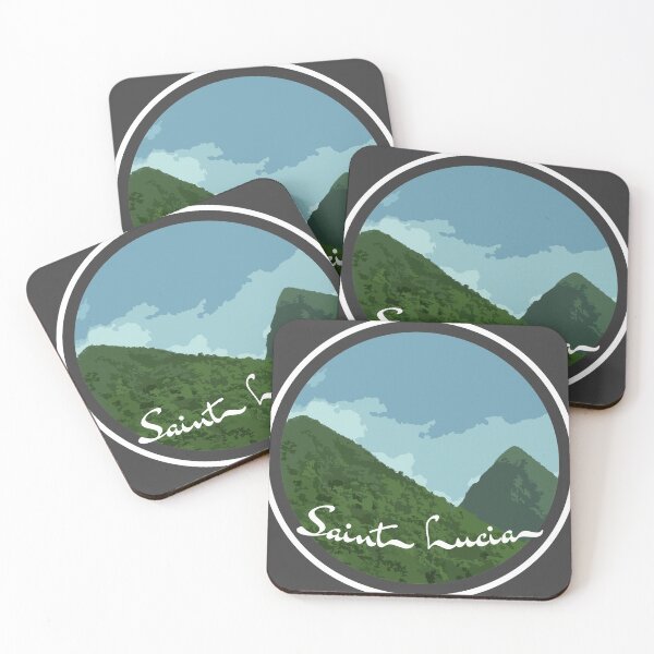 Item preview, Saint Lucia Piton Mountains designed and sold by Ian King.