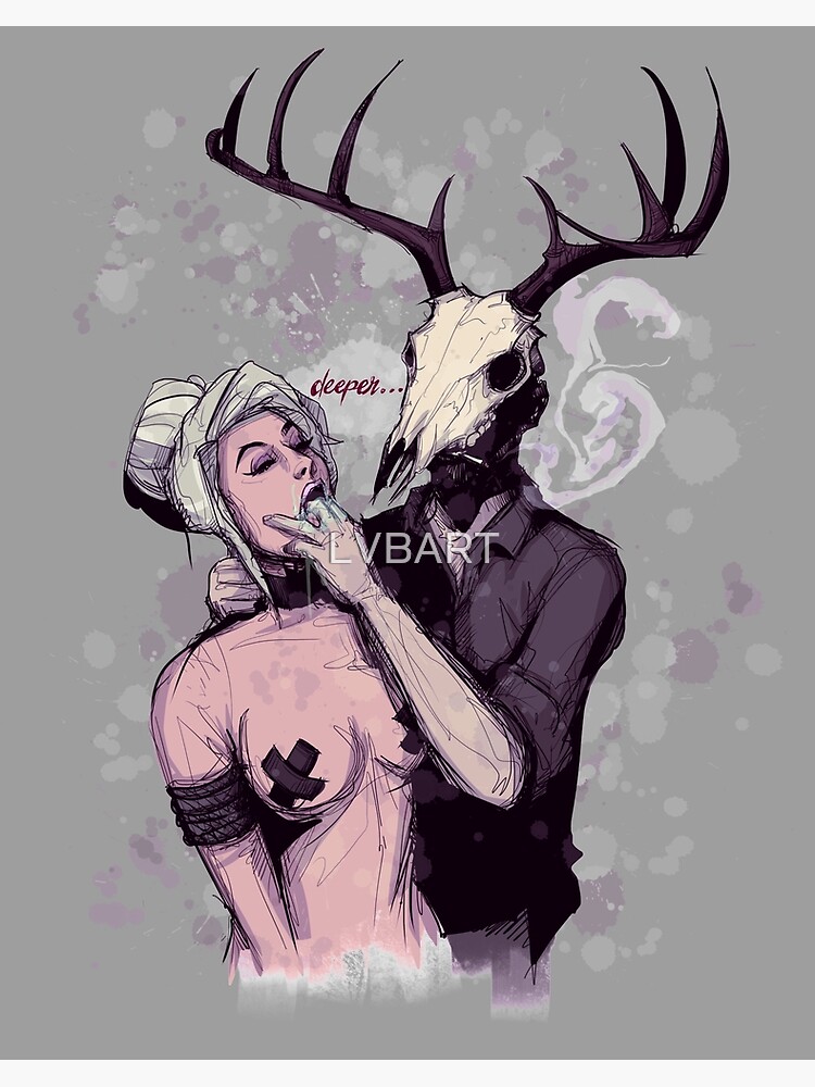 Deer Daddy Series 5: Deeper Art Board Print for Sale by LVBART