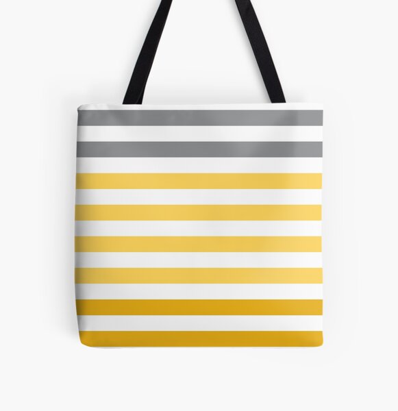 Stripes Gradient - Yellow All Over Print Tote Bag