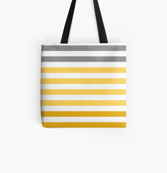 Stripes Gradient - Yellow Tote bag doublé