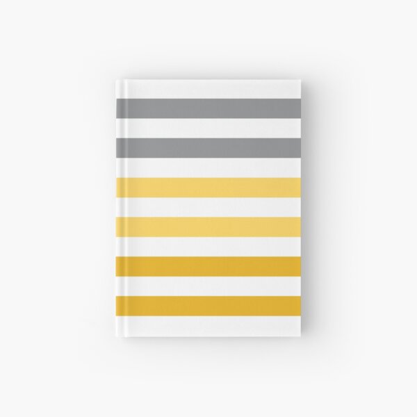 Stripes Gradient - Yellow Hardcover Journal