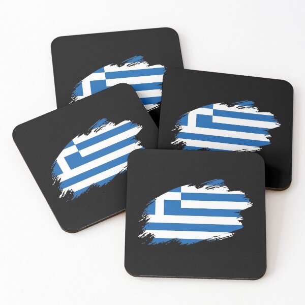 Item preview, Greece greek flag flag designed and sold by GeogDesigns.