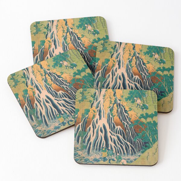 Item preview, Katsushika Hokusai, Pilgrims at Kirifuri Waterfall on Mount Kurokami in Shimotsuke designed and sold by A APART T.