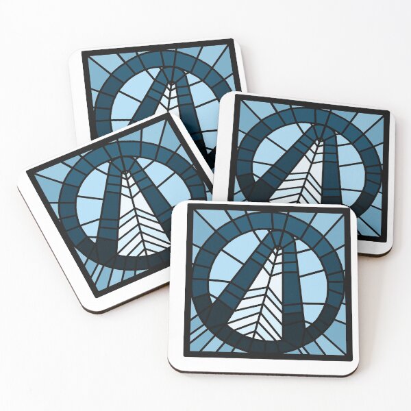 Item preview, Vault Symbol Stained Glass - blue designed and sold by HighFives555.