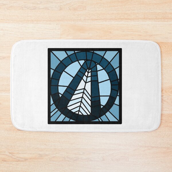 Item preview, Vault Symbol Stained Glass - blue designed and sold by HighFives555.