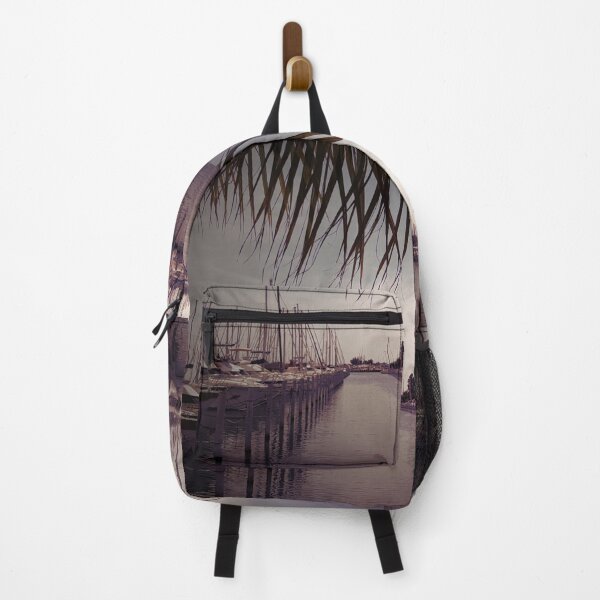 Item preview, Harbor and palm escape (LGM photo worked on sun clouds) designed and sold by NatureNature.