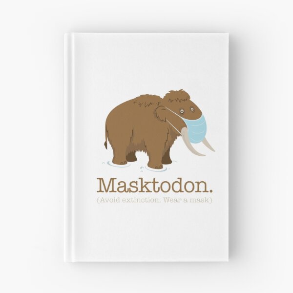 Item preview, Masktodon - Mastodon Wearing Mask designed and sold by tanimator.