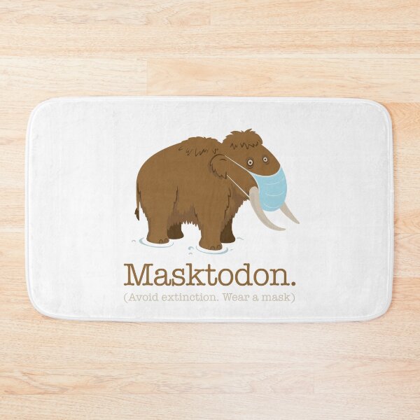 Item preview, Masktodon - Mastodon Wearing Mask designed and sold by tanimator.