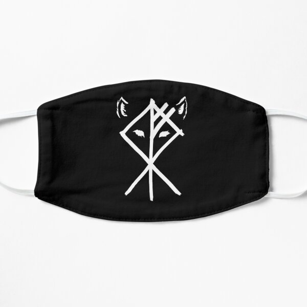 Nordic Wolf Flat Mask