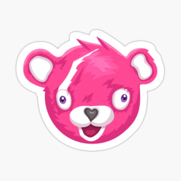 Pink Cuddle Team Leader Sticker By Haitambel00 Redbubble - fortnite team leader mask roblox