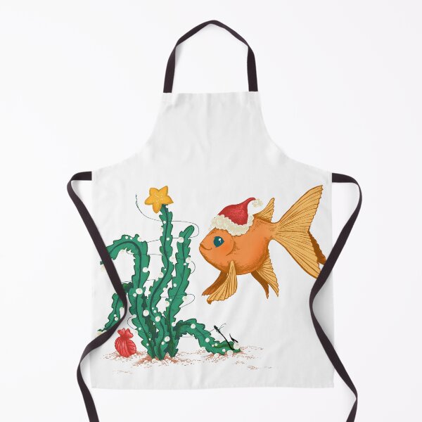 Item preview, Christmas Goldfish with a Kelp Tree and Pearls designed and sold by SimplyKitt.