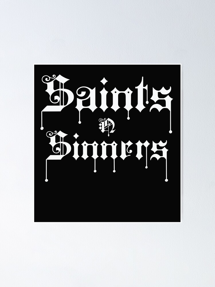 Saint sinner tattoo | Graffiti words, Tattoo lettering, Flash tattoo designs