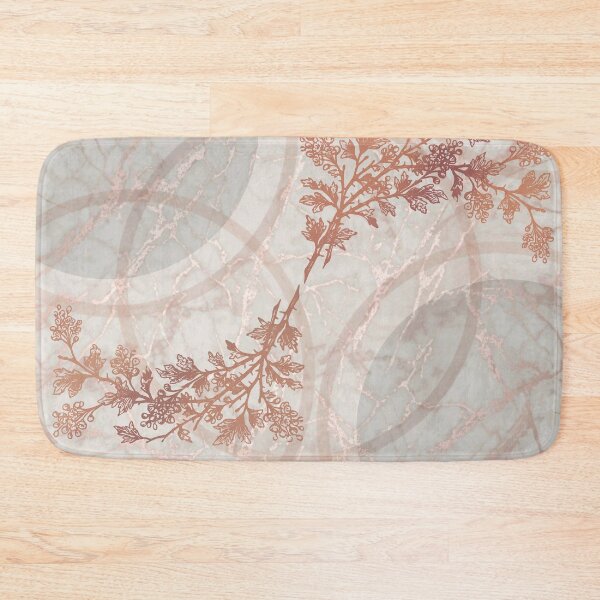 Item preview, Modern color palette//Rose Gold,Copper on white Marble with pink Veining designed and sold by Aishwarya  Singh.