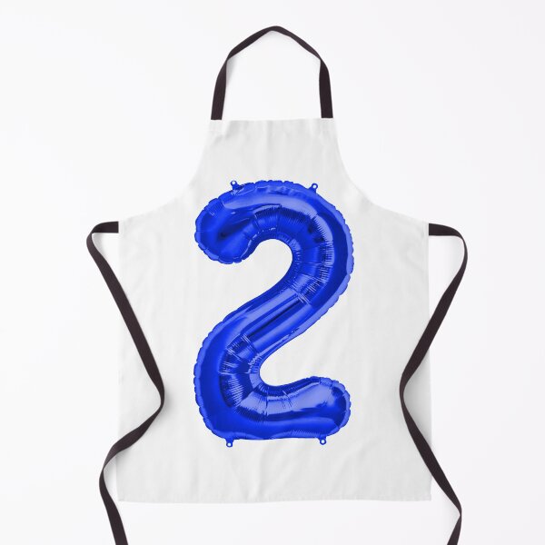 Item preview, Two Number 2 Metallic Royal Blue Mylar Foil Helium Balloon for Two Year Old Toddler Birthday designed and sold by Birthdates.
