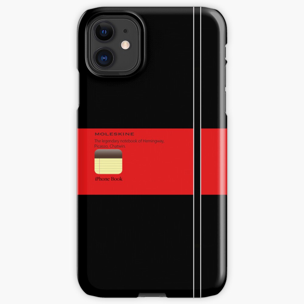 "Moleskine App Red" iPhone Case & Cover by Balugix Redbubble