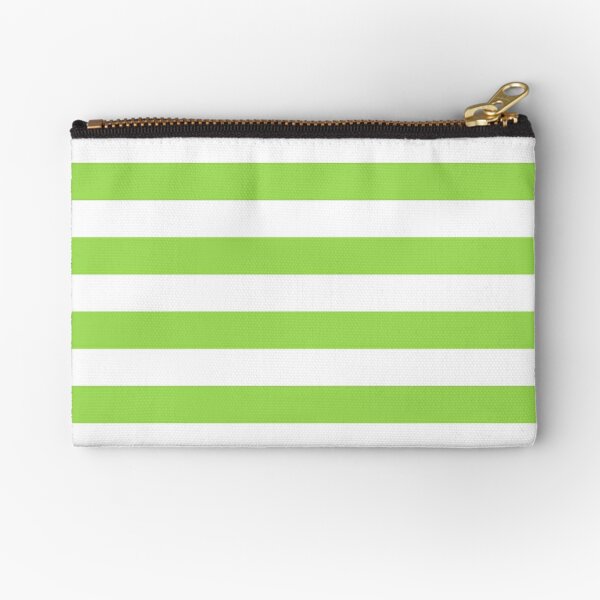 Stripes Gradient - Green Zipper Pouch