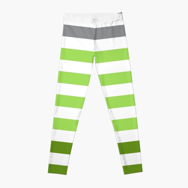 Stripes Gradient - Green Leggings