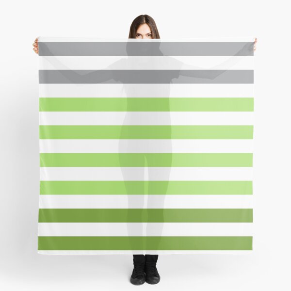 Stripes Gradient - Green Foulard
