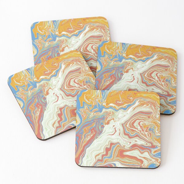 Item preview, Bright mediteranean  summer marble design designed and sold by Diane Hunter Art.