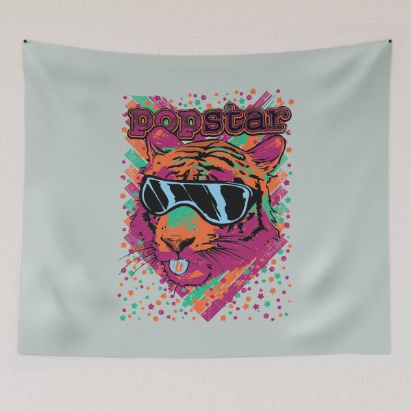 Item preview, Popstar Tiger - Awesome pop lover Gift designed and sold by Teenation9.