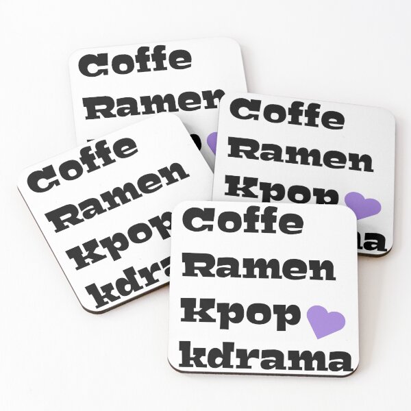 Item preview, coffee ramen kpop kdrama lovers designed and sold by maryetaa.