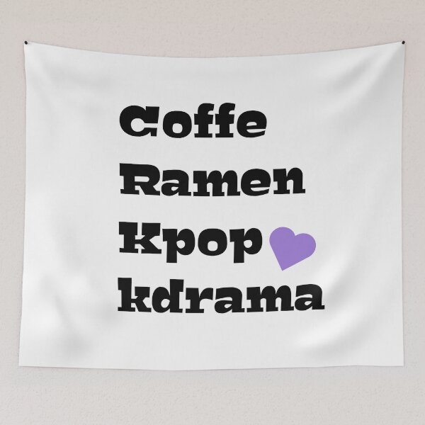 Item preview, coffee ramen kpop kdrama lovers designed and sold by maryetaa.