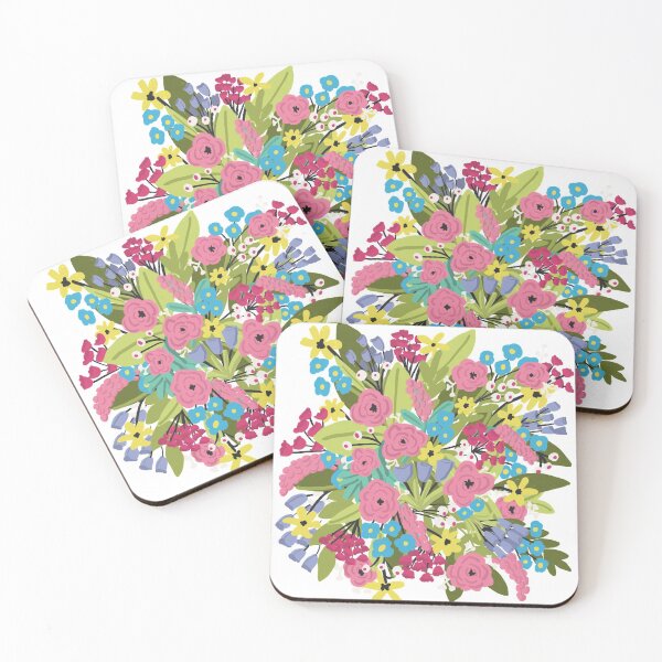 Item preview, Bold Floral on White designed and sold by Quick Brown Fox Canada.