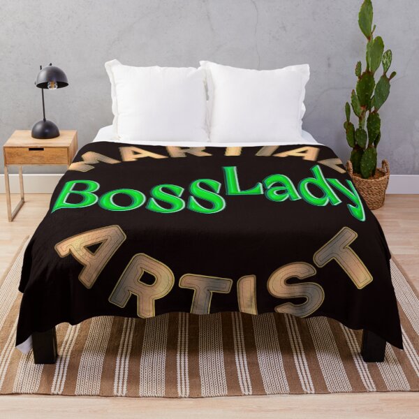 Item preview, successful Bosslady practicing martial arts designed and sold by Ralek.